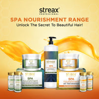 Streax Professional Spa Nourishment Hair Masque For Women|Normal To Dry Hair|Enriched With Honey&Vitamin E|Conditions,Softens&Detangles Hair|Reveals Softer,Smoother&Shinier Hair,200 G,1 Count
