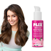 PLIX - THE PLANT FIX Hibiscus Bond Repair 10-in-1 Hair Serum | FiberHance™ | Repairs Damage Hair | Strengthens Keratin Structure | Provides 3X strengthening | 50ml