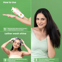 La Pink Olive & Argan Shampoo for Dry & Frizzy Hair | Hydrating & Nourishing | Strengthens & Restores Shine | 100% Microplastic-Free | For Men & Women, All Hair Types | 250ml