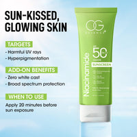 OG BEAUTY SCIENCE SPF 50 PA+++ Sunscreen | 5% Niacinamide & 3% Cica | Broad Spectrum UV Protection | Soothing & Hydrating | Dermatologically Tested | 50ml