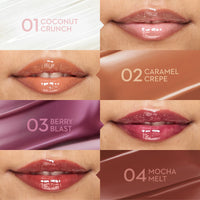 SUGAR Cosmetics Glide Peptide SPF50 PA+++ Lip Treatment | Infused Hyaluronic Acid, Ceramides & Vitamin E | Tinted Lip Balm | 10ml - 04 Mocha Melt
