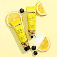 Quench Vitamin C Brightening Primer with Ultra Fine Shimmer Pigment | Gives Brighter, Dewy Complexion | Lightweight & Non-Sticky | Made in Korea (30ml)