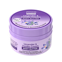 BRYAN & CANDY Lavender & Vanilla Body Butter |Ph5.5 Skin Friendly | 72hrs Moisturization | 100% Vegan