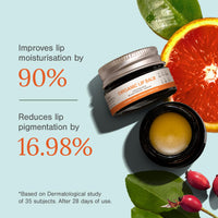 Juicy Chemistry Blood Orange & Rosehip Lip Balm, 5 G |Enriched with Natural Ceramides to Hydrate, Moisturise & Reduce Pigmentation|Formulated with Organic Castor Oil, Jojoba Oil and Vitamin E