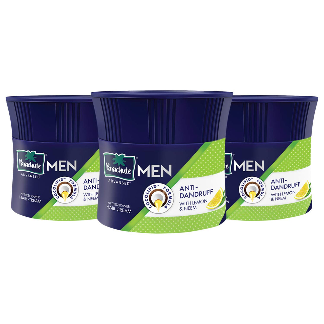 Parachute Hair Cream for Men, 100ml (Pack of 3)|Anti Dandruff |Hair Cream After Shower |Non Sticky Oil Replacement Hair Cream
