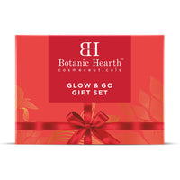 Botanic Hearth Gift Hamper | Hibiscus Body Scrub 60g + Raspberry Lip Balm 10g + British Rose Body Wash 50ml | Glow & Go Kit | Pampering Gift | Gift Set for Women | Gift Set for Birthday, Valentine's, Anniversary, Rakhi & Special Occasions | Special Editio