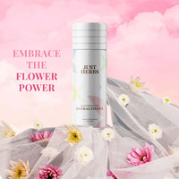 Just Herbs Long Lasting, Refreshing Body Spray, Natural Deodorant for Women - Phthalate-Free Formula,150 ml (Floral Fiesta)
