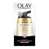 Olay Day Cream Total Effects 7 in 1, Anti-Ageing SPF 15, 50g And Olay Night Cream Total Effects 7 in 1, Anti-Ageing Moisturiser, 50g