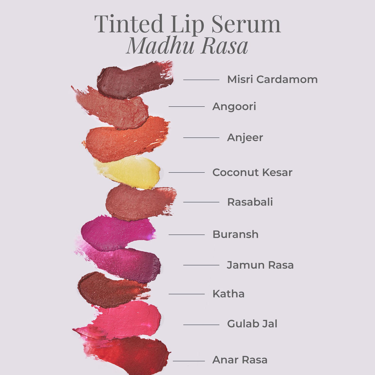 Forest Essentials Tinted Sheer Lip Serum Madhu Rasa Coconut Kesar 2.2G, Yellow