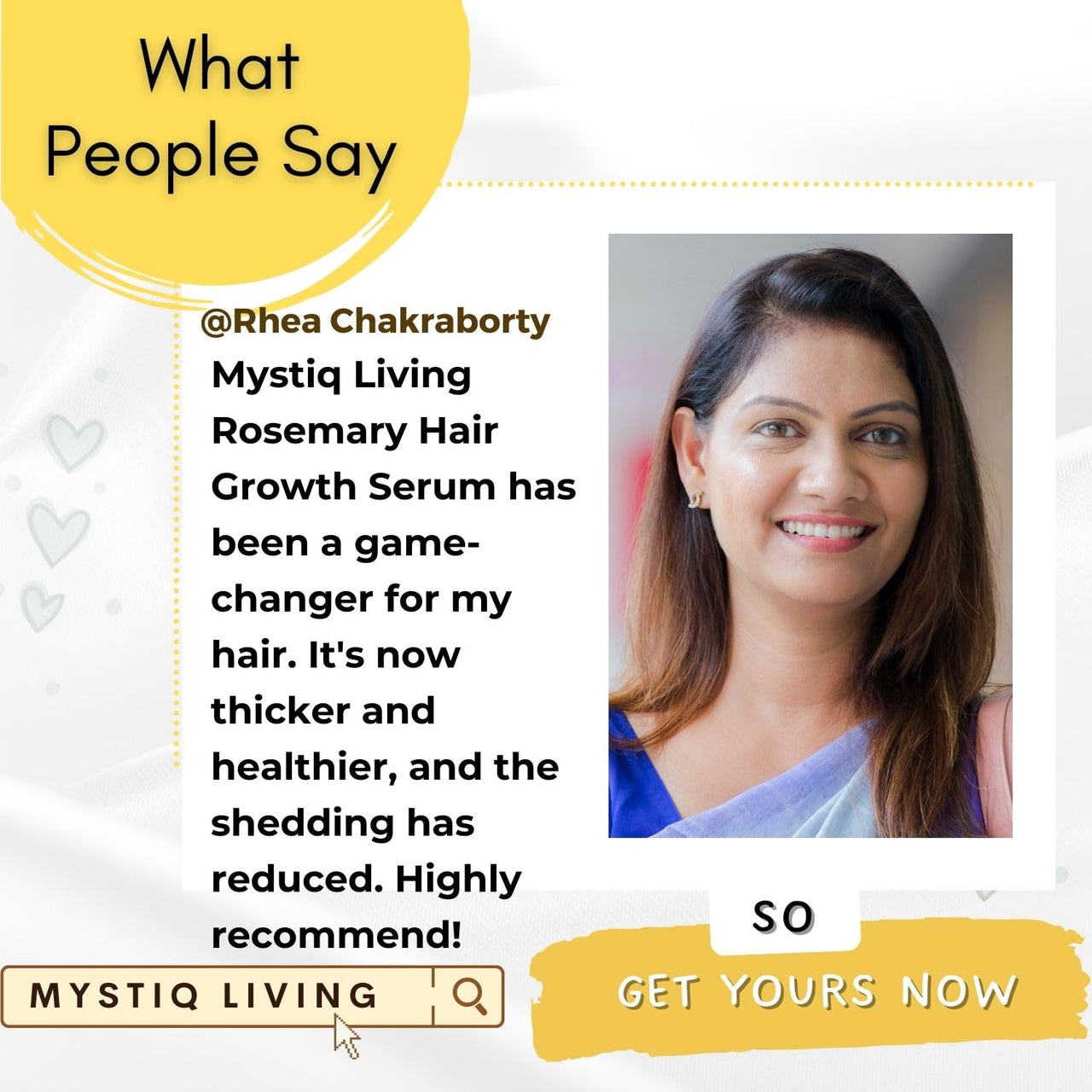 Mystiq Living Rosemary Hair Growth Serum for Scalp with 3% Redensyl, 4% Anagain, 6% Keratin - 30 ML | Advanced Hair Growth Serum for Hair Fall Control | For Men & Women