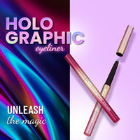 Swiss Beauty Holographic Shimmery Eyeliner | Waterproof, Smudge proof, Long lasting eyeliner with easy application | Shade- Nouthern Light, 0.2g