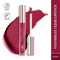 Parul Garg Beauty Featherlite Matte Liquid Lipstick | High-Pigment, Long-Wear & Non-Drying | Lightweight & Transfer-Proof | 100% Vegan & Clean Beauty (Delight, 2.5 ml)