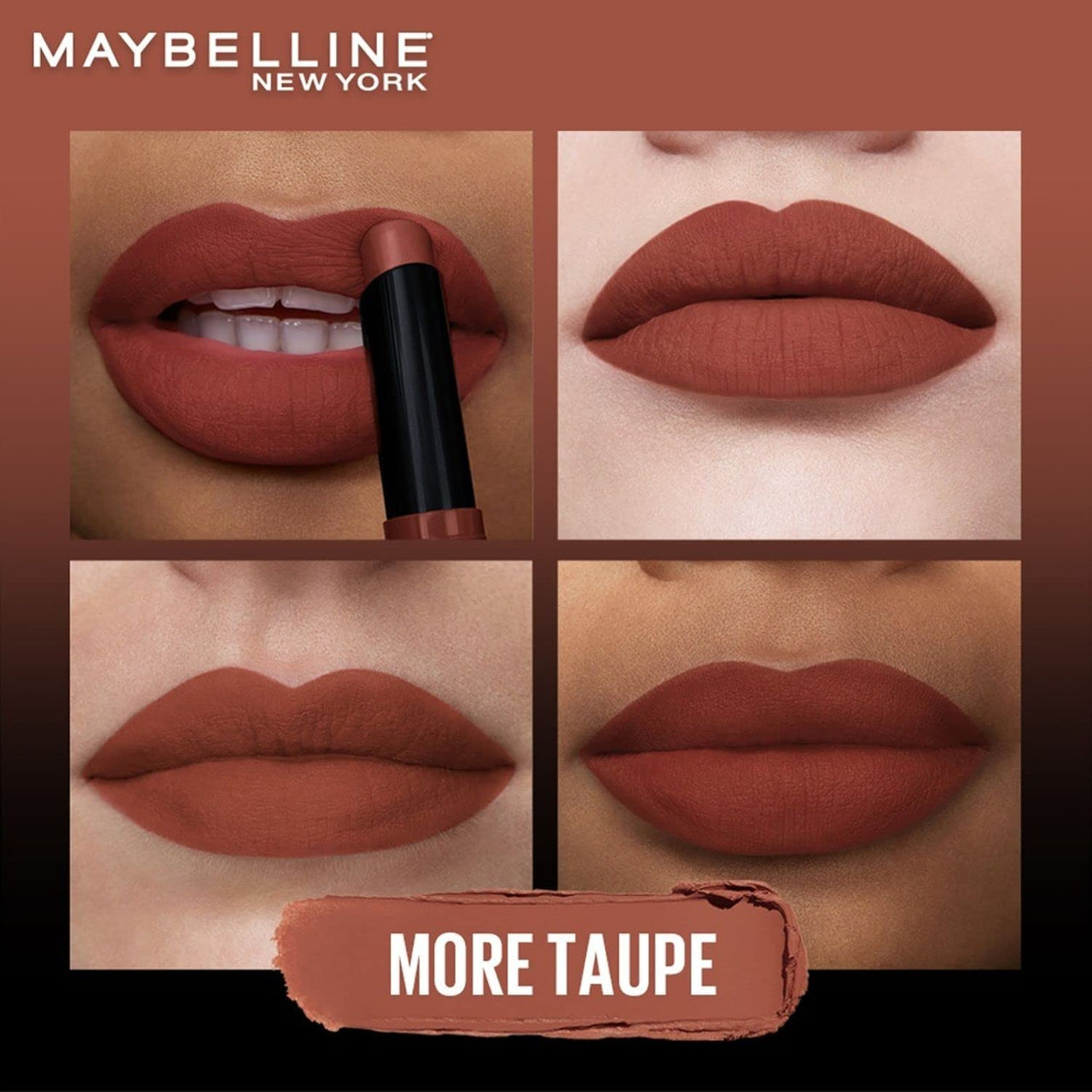 Maybelline New York Color Sensational Ultimattes Lipstick, 799 More Taupe, 1.7 g and Garnier Skin Naturals Micellar Cleansing Water, 125ml