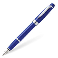 Cross Bailey Light Polished Resin Refillable Fountain Pen,Medium Nib, Includes Premium Gift Box - Blue Fountain Pen, Medium Nib