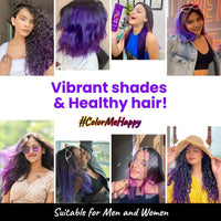 2.Oh! Italian- Violet Hair Color DIY Kit | Semi Permanent Hair Color + Hair Bleach for Hair Color | Hair Highlights for Women & Men | Hair Bleach with Plex & Argan oil| Lightening Kit