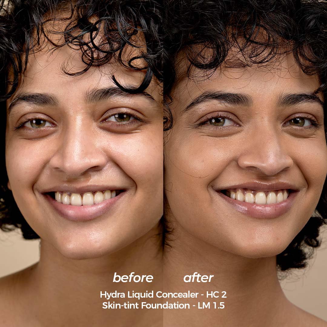 Ruby's Organics Concealer for Face Makeup - Light Weight, Full Coverage, Easily Blendable, Highly Pigmented, Oil Free - for All Skin Types - HC 1, 6.5ml