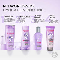 L’Oréal Paris Hyaluron Moisture Hair Serum with hyaluronic acid for bouncy,frizz-free hair, 80 ml