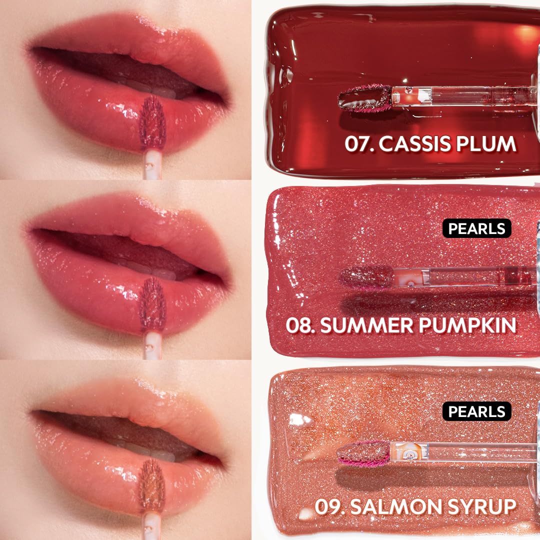 TIRTIR Waterism Tinted Lip Gloss | #02 MERRY CORAL, 4 g – Kiss Ready Lipgloss | 12H Long Lasting Non Sticky Natural Tinted Glow Korean Multiuse Cheek |Lip Tint for Women gift