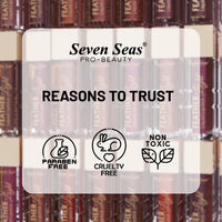 Seven Seas Feather Light Liquid Lipstick | Matte Finish Liquid Lipstick | Long Lasting | Non Transfer | One Coat Application | Stay Upto 12 Hours (306, 6ml)