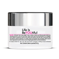 DR.RASHEL White Skin Face Night Cream For Women and Men (50 g) | All Skin Types | Reduces dark spots | Brightens, Nourishes and rejuvenates skin.