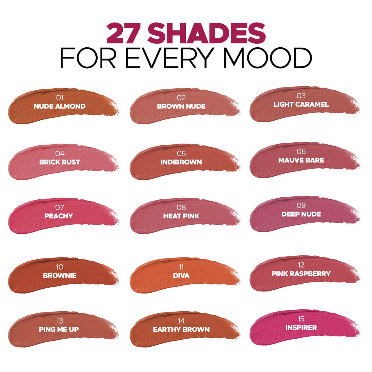 Hilary Rhoda Matte Trap Liquid Lipstick | Non-Transfer & Waterproof Lipstick | 8-Hour Long Stay | Non-Drying Formula | 5ml (Peachy - Shade 07)