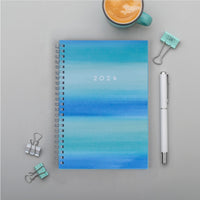 Blue Sky 2024 Weekly and Monthly Planner, January - December, 5