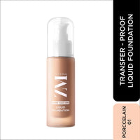 ZM Game Face on Liquid Foundation 12hour Long-lasting | Smudge-Proof | Transfer Proof | SPF 25 (Porcelain)