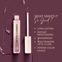 Carlton London Liquid Matte Chuffed Kiss Mocha Me Lipsticks |Enriched with Vitamin E, Avocado Oil | Matte Finish, Non-Sticky and Non-Drying | Upto 12 Hrs- 3ML (Brunette)