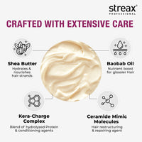 Streax Professional Canvoline Fresh Conditioner, For Straightened Hair Post Care, With Kera-Change Complex, Paraben Free, Sulphate Free, 950 Grams
