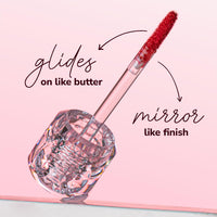 Mila Beauté Gloss Girl Lip Gloss | Enriched With Mango Seed Butter & Hyaluronic Acid | Light Weight & Non-Sticky Formula | Gives Fuller-Lip Effect & Extra Hydration | High Shine Finish-Bossy, 2.8 ml