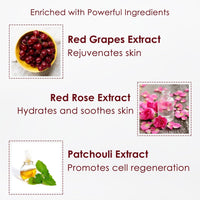 NutriGlow Wine Facial Kit for Women – 5-Step Skincare Routine for Radiant-Looking Skin, Helps Restore Skin’s Natural Nutrients and Improve Appearance of Pigmentation – Suitable for All Skin Types, 250g + 10ml