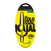 Maybelline New York Colossal Kajal, Black, 0.35g & Maybelline New York Lash Sensational Waterproof Mascara, Black, 10 ml