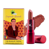 Clumsy Cat Corporate Basanti Matte Lipstick – Peachy Nude Shade | Long Lasting, Waterproof, Smudge-Proof & Non-Sticky | Nude Lipstick for Women & Dusky Skin Tone | Daily Use, Office Use & College Makeup
