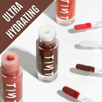 Tint Cosmetics Set of 2 Hydrating Lipgloss For All Skin Types, Light Weight, Long Lasting, Non Sticky, High Shine & Soft Liquid Natural Lip Gloss For Girl & Women (Minx, 5ml & Mocha, 10ml)