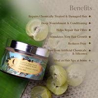 Ohria Ayurveda Amrut Beej Hair Treatment Mask | With Coconut Butter, Banana Extract, & Amla | Repairs, Hydrates & Nourishes | Safe for All Hair Types | 200ml