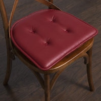 Sweet Home Collection Chair Cushion Memory Foam Pads Tufted Slip Non Skid Rubber Back U-Shaped 17