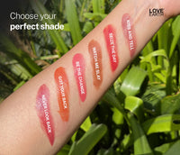 Love Earth Lip Tint & Cheek Tint Multipot Combo (Ruby Pink & Caramel Brown) with Richness of Jojoba Oil and Vitamin E for Lips, Eyelids and Cheeks