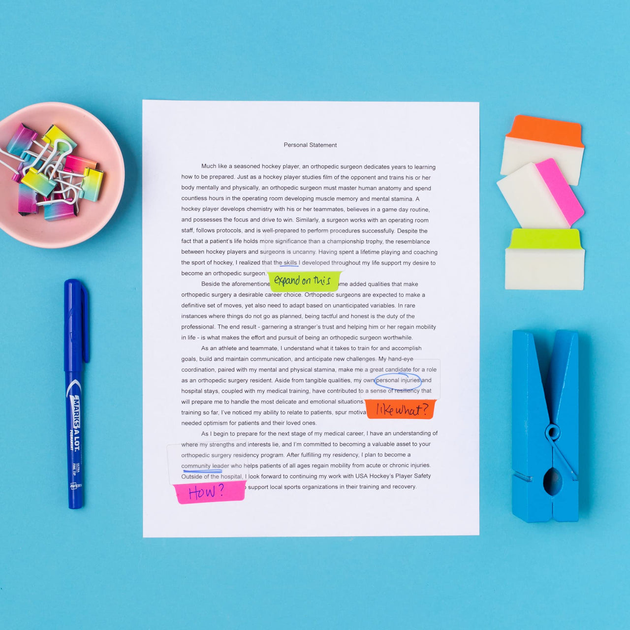 Avery Multiuse Ultra Tabs, 2" x 1.5", 2-Side Writable, Neon Pink/Green/Orange, 24 Repositionable Tabs (74753) 24 tabs Assorted Neon