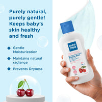 Mee Mee Foamy Baby Mild Bubble Bath 200ml (Pk 1) With Cherry & Fruit Extracts | Tear-Free Moisturizes and Soothes Skin |Infant Friendly Natural Head to Toe Baby Wash Dermatologically Tested