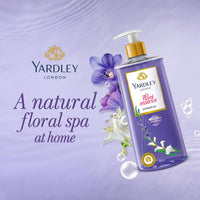 Yardley London| Shower Gel| Floral Essence| With Natural Floral Oils Of Gardenia & Waterlily| No Parabens| No Silicones | 500ml