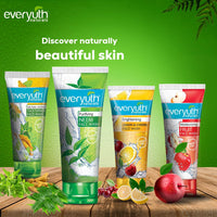 Everyuth Naturals Purifying Neem Face Wash|Antibacterial Neem & Tea Tree Oil|Hydrated, Clear & Healthy Skin|Paraben free|100% Soap Free|Oily, Dry, Normal, Combination & Sensitive Skin -150 g