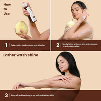 La Pink Coffee Shower Gel 250ml | Removes Tan & Give Deep Cleansing | For Soft, Radiant & Glowing Skin | 100% Microplastic Free Body Wash with Goodness of Coffee, Avocado & Juniper Berry Oil