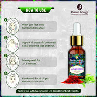 Passion Indulge Offers Buy Kumkumadi Facial Oil and Get Passion Eye Serum Free Worth Rs 480 Combo Pack For Glowing, Shine & Bright Skin