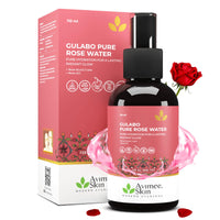 Avimee Herbal Gulabo Premium Rose Water | Skin, Face and Hair Toner | For All Skin Types | 110 ml