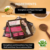 Iba Hair Colour for Women - Dark Coal, 70g | 100% Pure Henna Based Powder Sachet | Natural Hair Colour & Long Lasting with Conditioning Formula | Reduced Hair Fall & Hair Damage | Shine & Nourish Hair | Free from Ammonia and Other Harmful Chemicals | Herb