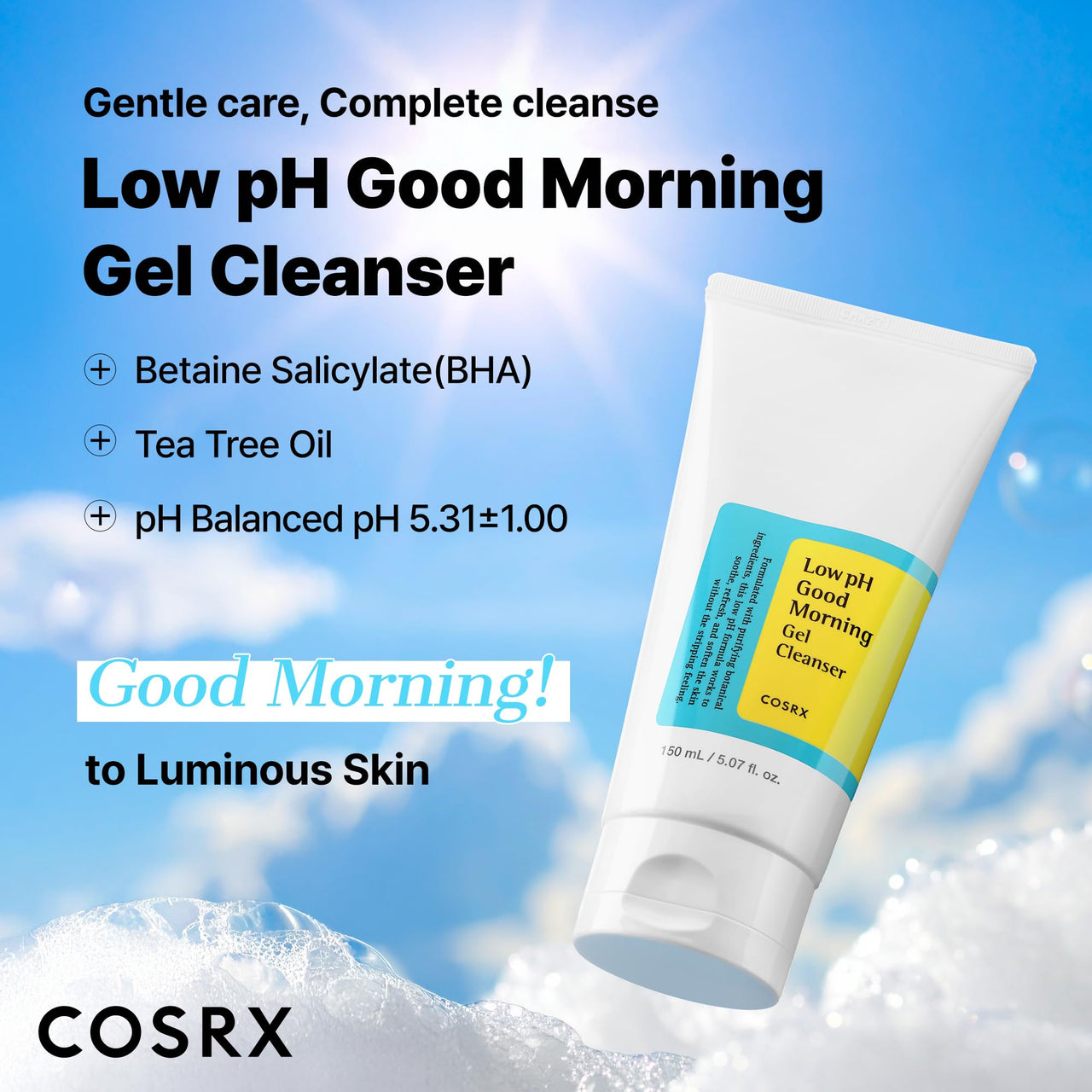 COSRX Low pH Good Morning Gel Cleanser_HP&C 150ml