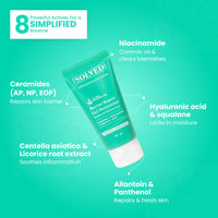 THE SOLVED SKIN India’s 1st Derma Tested Barrier Repair Gel Moisturiser With Lamellar Liquid Technology Reverses 4 Signs of Skin Damage by 70% Within 4 Weeks. 48 Hours Hydration. 50ml