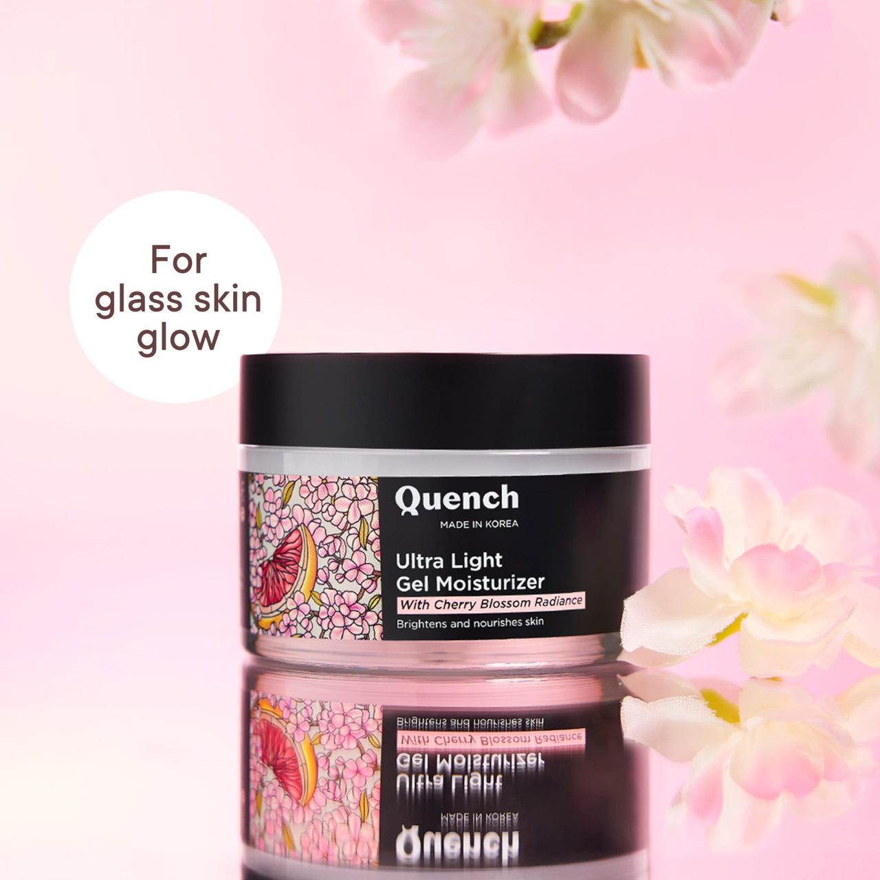 Quench 2% Niacinamide Ultra Light Gel Moisturizer, Instantly Brightens Skin, Water-Like Gel Texture, Non Sticky & Quick Absorbing for Healthy Skin Barrier, Made in Korea (50ml)