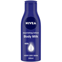 Nivea Nourishing Lotion Body Milk for 48H Moisturization, 200ml