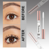 Lakyou Beauty Curl & Nice Shape Charm Moment Transparent Mascara | Smudge Proof | Waterproof | Volumizing, Lengthening, Clear & Long Lasting | Curls Lashes | Set Brows | Highly Pigmented | For All Skin Types | 8ml